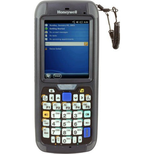 Image of a CN75A Handheld Barcode Scanner with a numeric keypad.